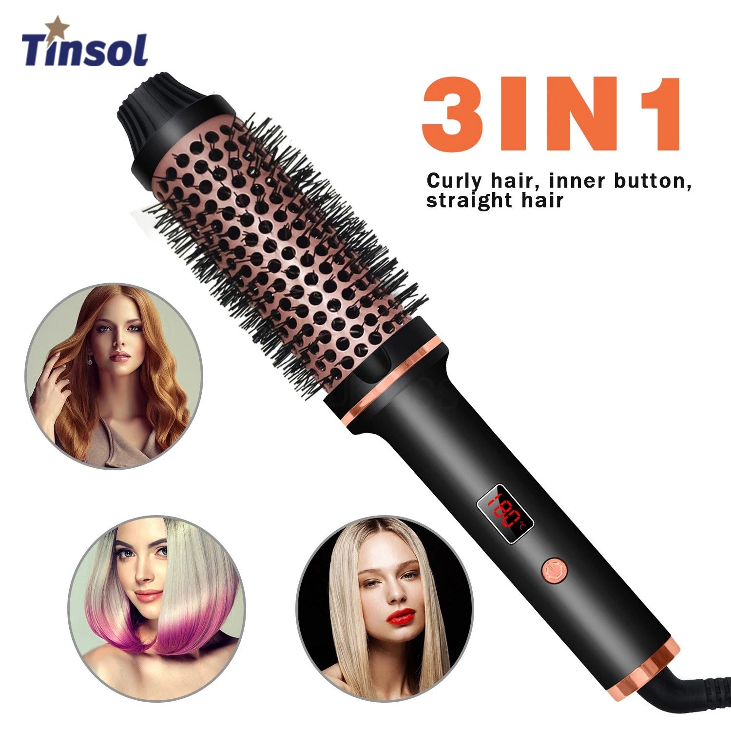 Ionic Hair Curler Brush